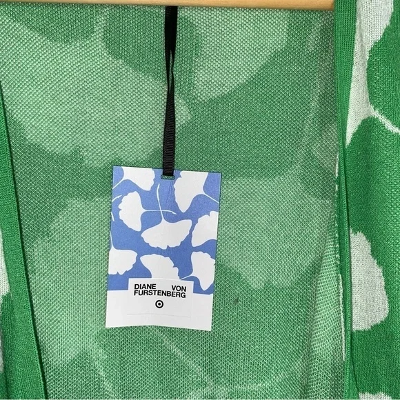 NWT Diane Von Furstenberg X Target Green Wrap - Picture 5 of 6